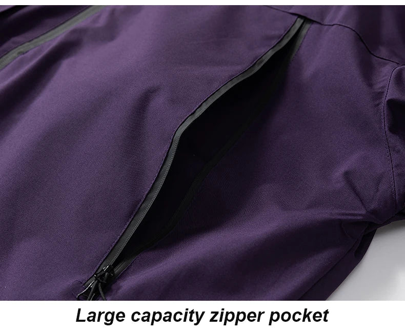 CHRLCK Unisex Waterproof Windbreaker – Lightweight, Windproof, Quick-Dry Hiking Jacket for Men & Women