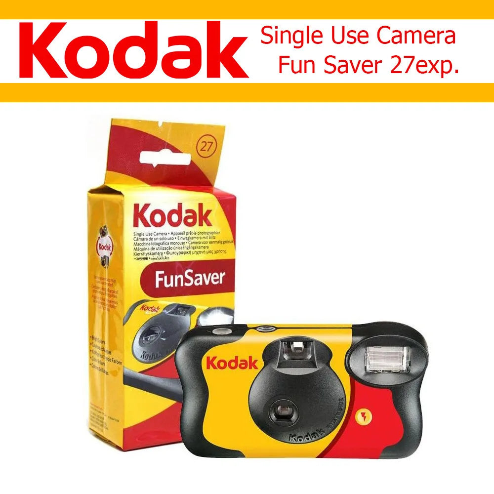 Kodak FunSaver Disposable Camera with Flash – 1 to 5 Pieces