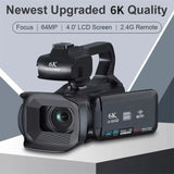 KOMERY 6K Ultra HD Professional Camcorder – 64MP YouTube & Streaming Camera thumbnail 13