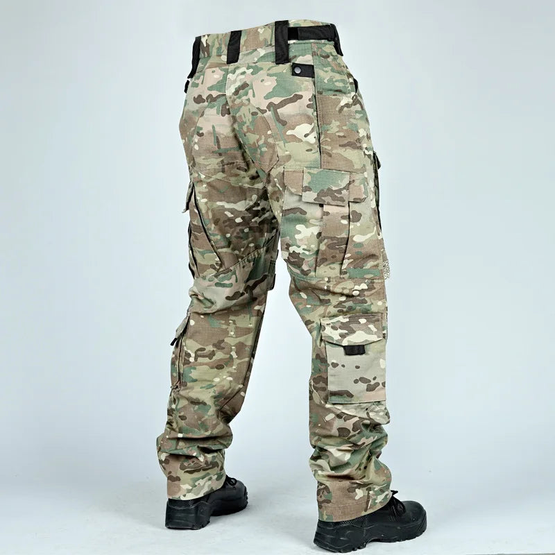 Men’s Military Tactical Cargo Pants – Quick-Dry, Multi-Pocket, Wear-Resistant Combat Trousers
