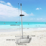 Premium Stainless Steel Sand Flea Rake & Beach Sand Scoop – 16" Wide, Anti-Rust, Ergonomic Design for Treasure Hunting & Metal Detecting thumbnail 3