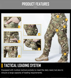 Men’s Tactical Combat Pants with Knee Pads – Camouflage Military-Grade Cargo Trousers for Hunting, Trekking & Outdoor Survival thumbnail 9