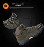 Men’s Waterproof High-Top Hiking & Climbing Shoes – Anti-Slip, Breathable Outdoor Footwear thumbnail 9