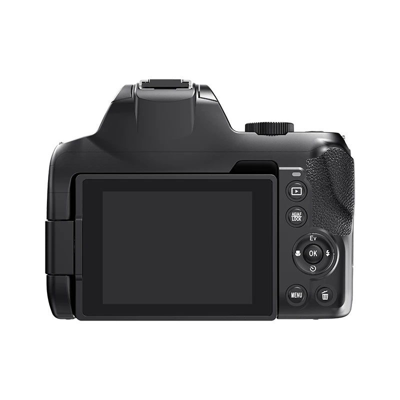 4K HD Digital Camera with Auto Focus & 12X Optical Zoom – 72MP Vlogging Camera for YouTube & Photography