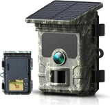 30MP 2K Solar Trail Camera – Infrared Night Vision Wildlife & Security Cam with Motion Sensor & Long Battery Life (IP66 Waterproof) thumbnail 1