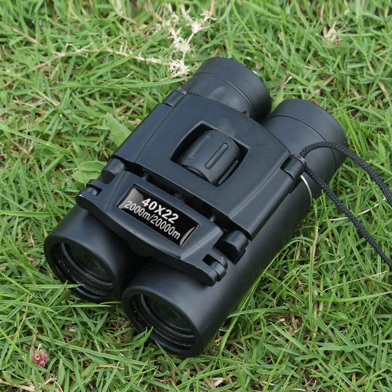 40x22 HD Long Range Binoculars – Compact Folding Telescope with BAK4 FMC Optics (2000M Range)