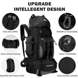 90L Waterproof Hiking & Camping Backpack – Large Capacity Outdoor Trekking Bag thumbnail 9