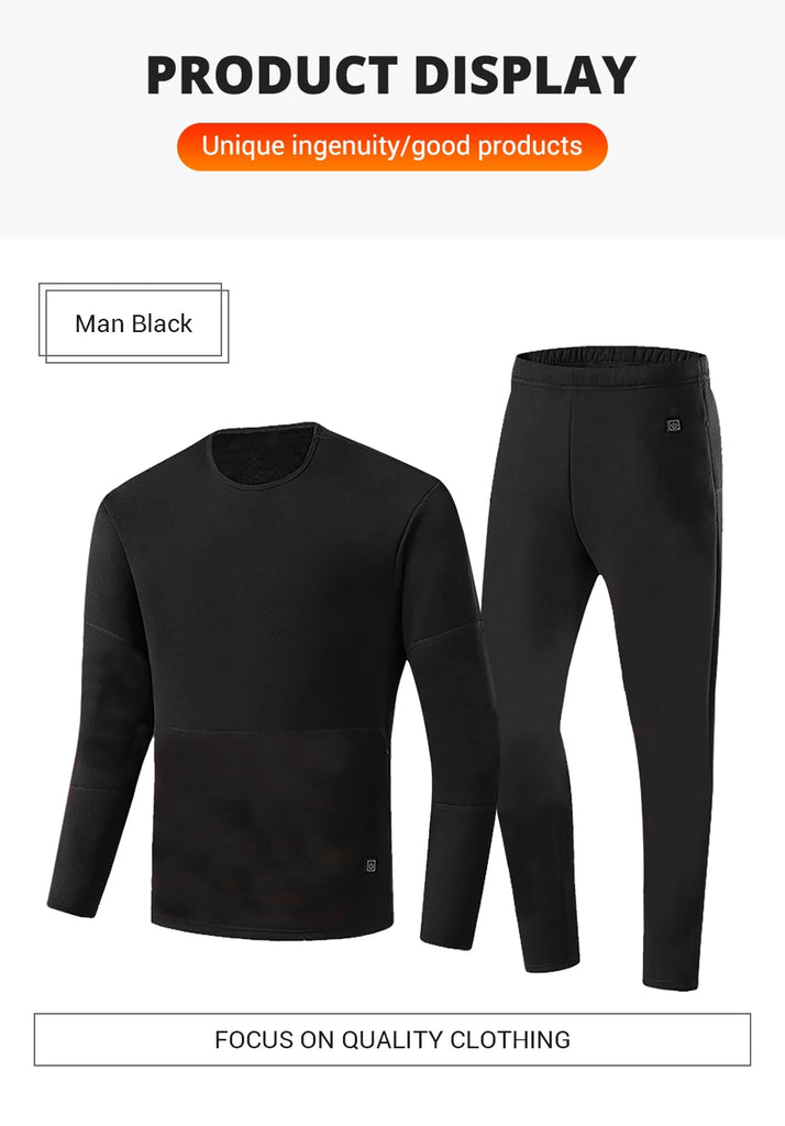 Self-Heating Thermal Jacket & Pants Set – USB Electric Heated Clothing for Men & Women | IRONRIDE