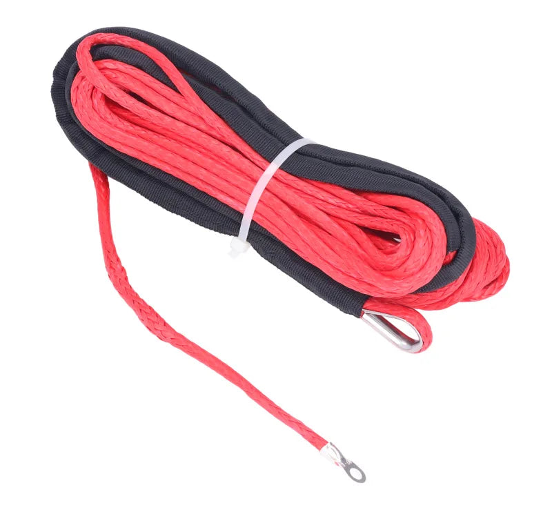 15M Synthetic Winch Rope β 10,000LBS Recovery Cable (5mm) for 4WD, ATV, SUV, Truck, Boat