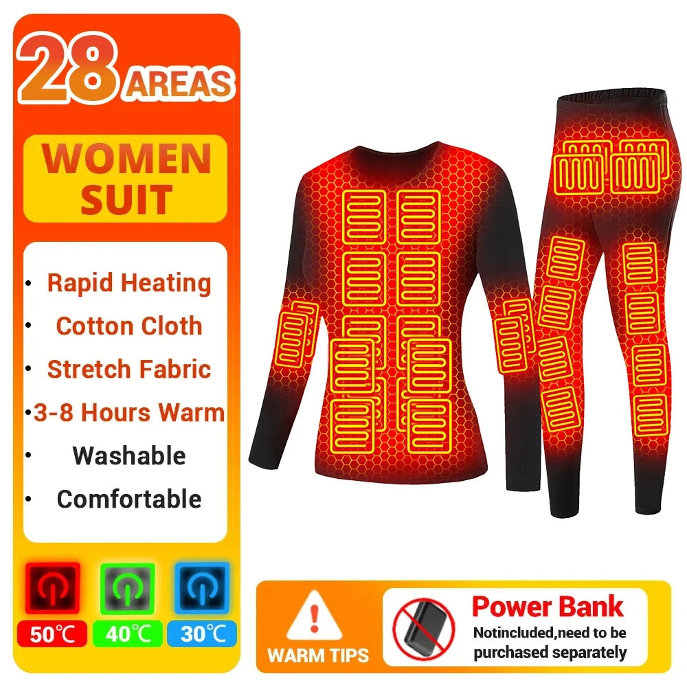 Self-Heating Thermal Jacket & Pants Set – USB Electric Heated Clothing for Men & Women | IRONRIDE