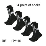4 Pairs Mid-Tube Non-Slip Football Socks – Breathable & Durable Sports Training Socks (Unisex) thumbnail 12