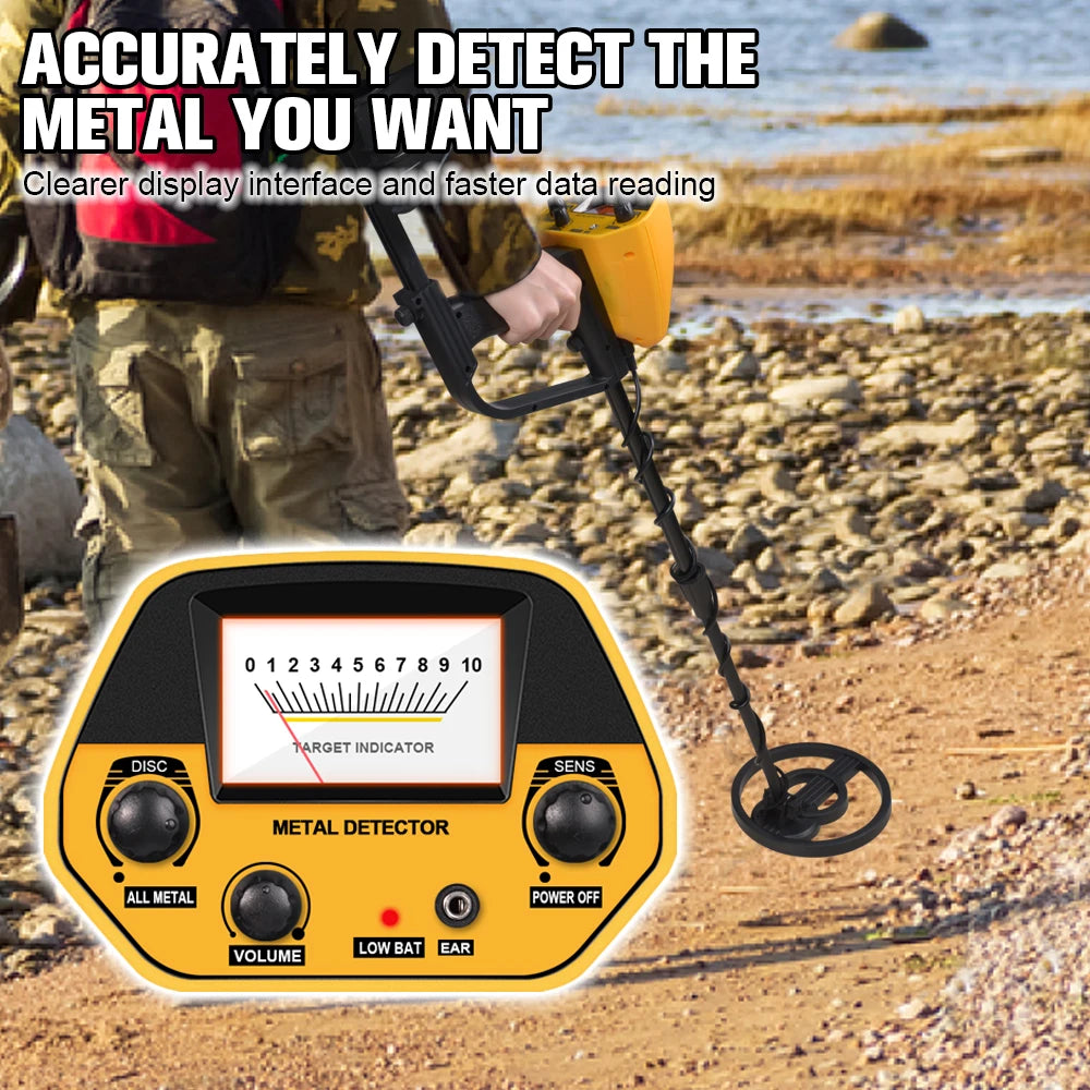 TIANXUN MD-5090 Professional Waterproof Metal Detector – LCD Display, Gold & Treasure Detection, Dual Mode (IP68 Rated)