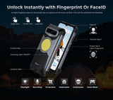 FOSSiBOT F102 Rugged Smartphone – 16500mAh Battery, 20GB+256GB, Android 13, 120Hz 6.58" FHD+ Display, Helio G99, 108MP Camera, NFC thumbnail 41