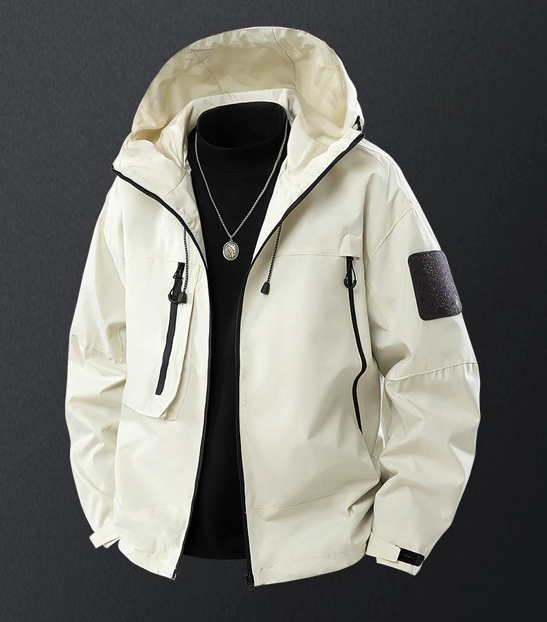 CHRLCK Unisex Waterproof Windbreaker – Lightweight, Windproof, Quick-Dry Hiking Jacket for Men & Women