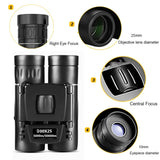 900x HD Long-Range Binoculars – Compact Folding Mini Telescope with BAK4 Prism & FMC Optics (Black) thumbnail 11