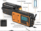 5000mAh Emergency Hand Crank & Solar Radio – AM/FM/SW, NOAA Weather Alerts, Power Bank, LED Flashlight, SOS Alarm thumbnail 12