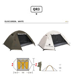 Mobi Garden 3–4 Person Waterproof Camping Tent – Double-Layer, UV & Rain Protection, Lightweight Trekking Shelter thumbnail 22