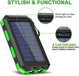 Solar Power Bank – Waterproof, Fast Charging, High-Capacity Powerbank with SOS & LED Light for Outdoor Survival thumbnail 21