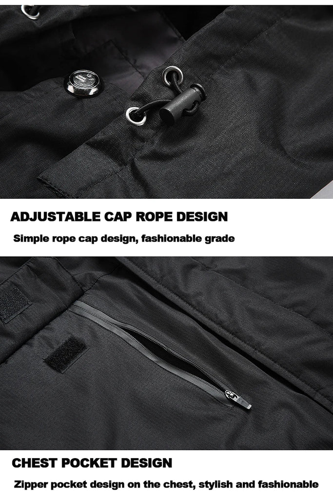 CHRLCK Women's Waterproof Hiking Jacket – Windproof, Quick-Dry Outdoor Shell with Custom Logo Option