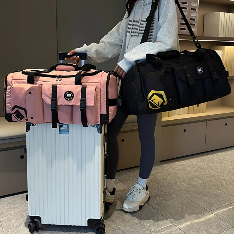 Large-Capacity Travel Backpack with Wet & Dry Separation & Shoe Compartment