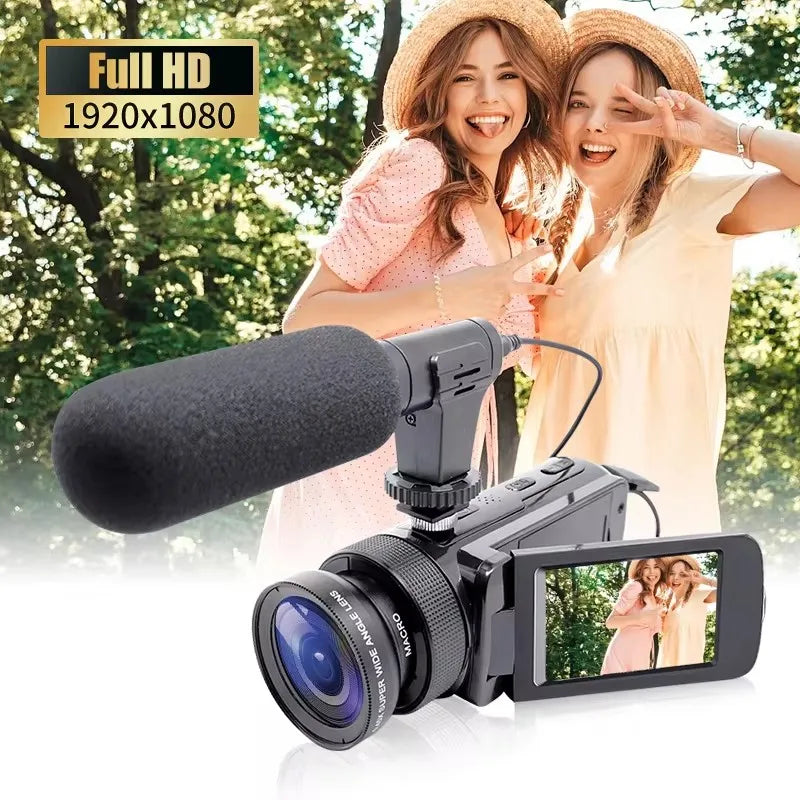 DV100 Camcorder – High-Quality Audio & Video Recording for Vlogs and More