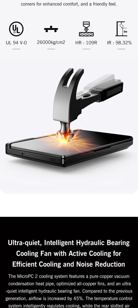 GPD MicroPC 2 – 7-Inch Mini Laptop with Intel® Core™ i3-N300/N250, 16GB RAM & 512GB SSD – Ultra-Portable Windows 11 Pocket Computer