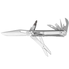 ROCKTOL ST02 12-in-1 Folding Multitool Pocket Knife β Titanium-Plated Handle, Stainless Steel Blade
