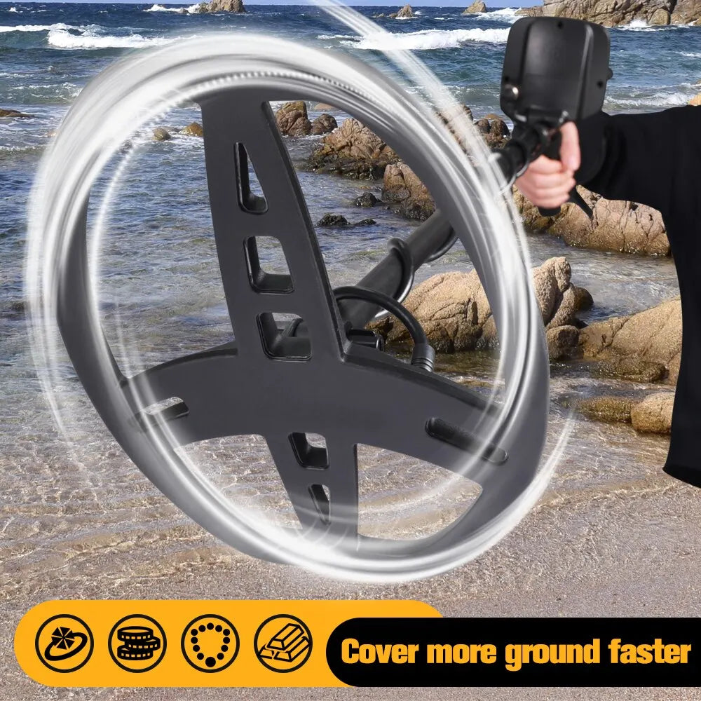 TX-850 Professional Metal Detector – Deep Underground Gold & Treasure Finder (2.5m Depth, 11” Waterproof Coil)