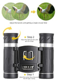 500x25 HD Zoom Binoculars – Compact Long-Range Telescope with BAK4 Prism & Waterproof Design (5000M/50000M Range) thumbnail 7