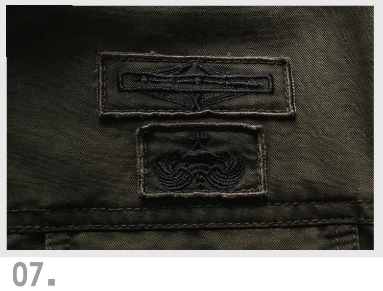 Men’s Plus Size Military Cargo Jacket – Spring & Autumn | Sizes M–6XL | Lightweight, Breathable, Tactical Style