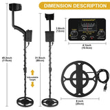 TC-200 Advanced Metal Detector – Adjustable Underground Gold & Metal Tracker with Waterproof Search Coil thumbnail 6