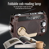 Hand Crank Emergency Weather Radio with Bluetooth – Solar/USB Rechargeable, Portable Power Bank thumbnail 5