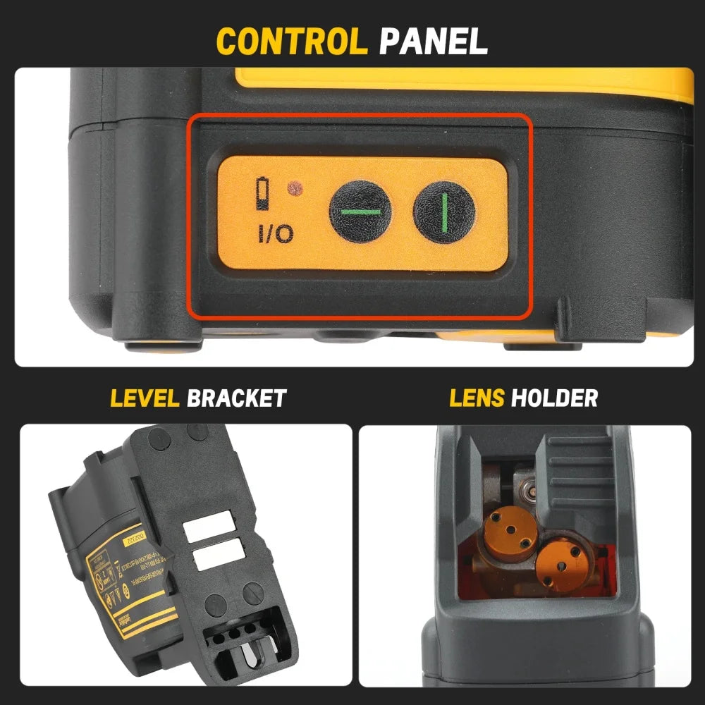 DEWALT DW088CG 30m Self-Leveling Green Cross Line Laser Level with Case – Horizontal & Vertical 2-Line