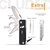 ROXON S504G Mini Folding Multi-Tool Knife with Scissors β Interchangeable, Locking Blade for Outdoor & Camping thumbnail 1