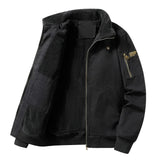 Men's Pilot Bomber Jacket – Winter Fleece-Lined Tactical Windbreaker thumbnail 3