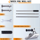 TreasurePulse Stainless Steel Metal Detecting Sand Scoop & Shovel Kit – 2-in-1 Beach Sifter with Ergonomic Handle thumbnail 3