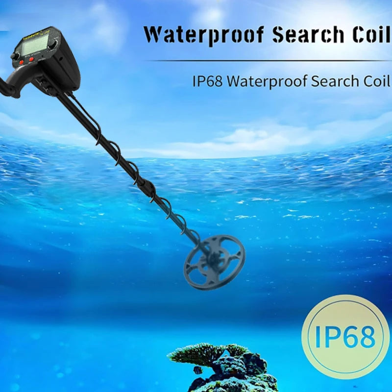 TC-220 Portable Metal Detector β 5 Detection Modes, Smart LCD, Deep Scan Precision