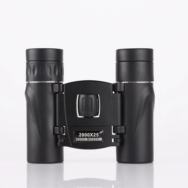 900x HD Long-Range Binoculars – Compact Folding Mini Telescope with BAK4 Prism & FMC Optics (Black)
