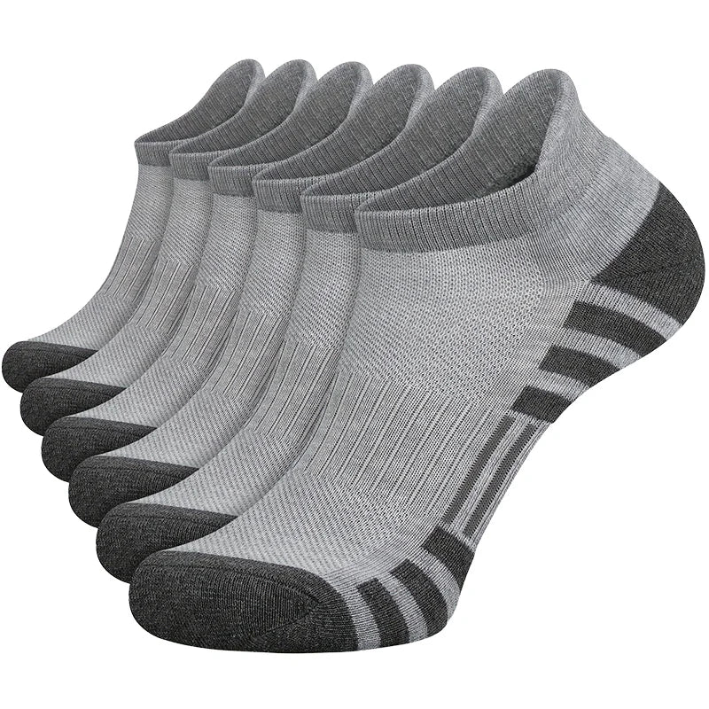 6 or 12 Pairs Men's Outdoor Crew Socks – Breathable, Durable, and Comfortable Fit