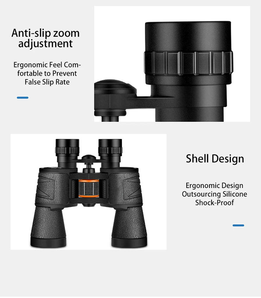 20x50 Professional Military-Grade Binoculars β Long Range, Waterproof, BAK4 Prism, Low Light Vision