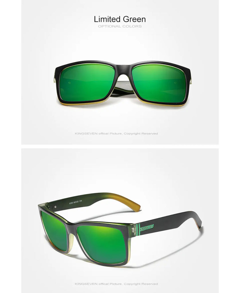 KINGSEVEN Polarized Sports Sunglasses for Men – UV400 Mirror Lens | Model 750
