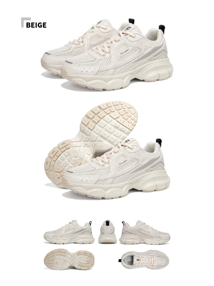 Baasploa Women's Lightweight Mesh Running Shoes – Breathable Outdoor Jogging Sneakers with Anti-Slip Sole