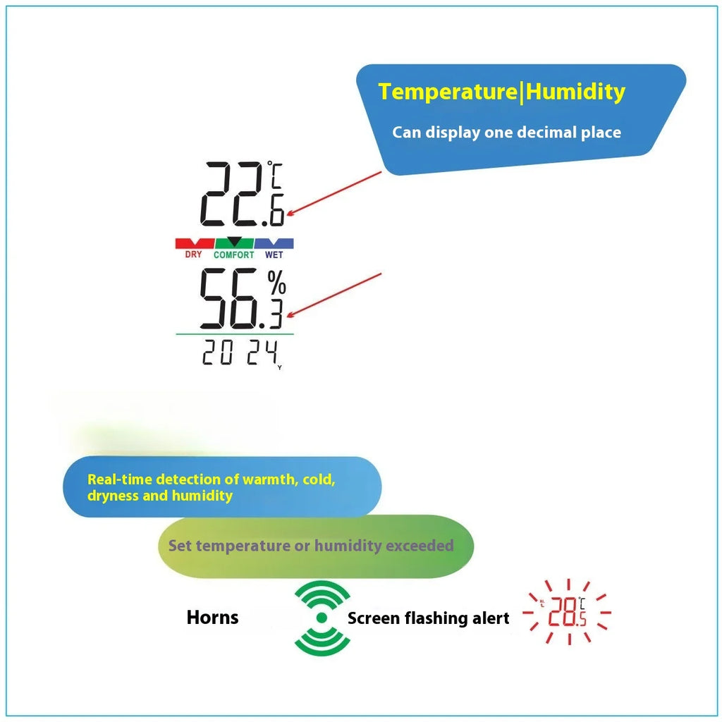 Xiaomi MIJIA Outdoor Digital Thermometer & Hygrometer – Indoor/Outdoor Temperature & Humidity Sensor