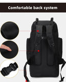 130L Waterproof Hiking Backpack – Heavy-Duty Outdoor Rucksack with Reflective Safety Strips & Molle System thumbnail 12