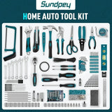 379-Piece Portable Tool Kit – Complete Home & Auto Repair Set with Durable Storage Case thumbnail 3
