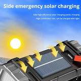 Powerful LED Flashlight – USB + Solar Rechargeable Camping Torch & Power Bank thumbnail 6