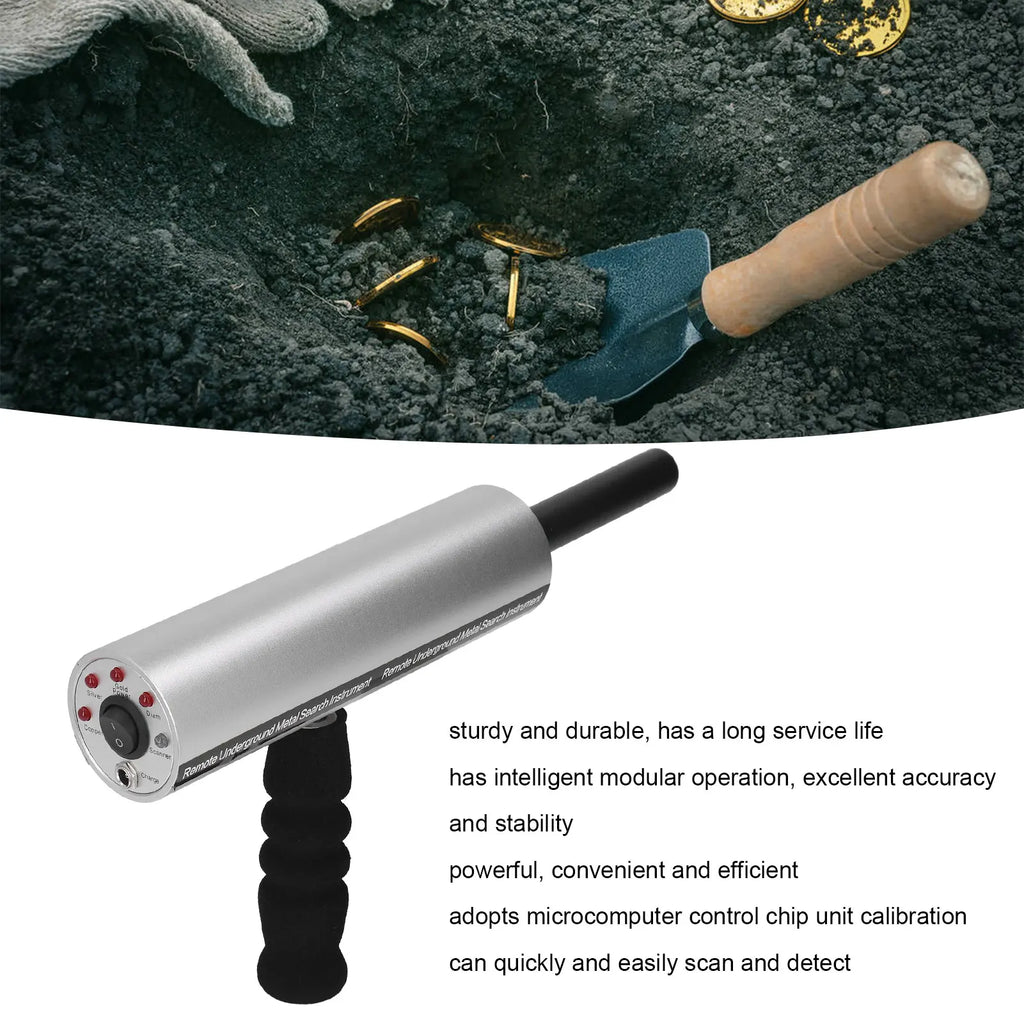 Aramox Long-Range Metal Detector – 14m Depth, 800m Range, Rechargeable Aluminum Detector for Gold, Silver & Precious Metals