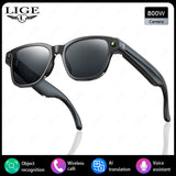 LIGE AI Smart Glasses with 8MP Camera – WIFI & Bluetooth Real-Time Transmission thumbnail 29