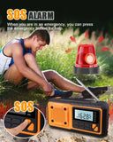 Sayin DAB+/FM Emergency Crank Radio – 5000mAh Solar Powered Bluetooth Speaker with Torch, SOS Alarm & Compass thumbnail 6