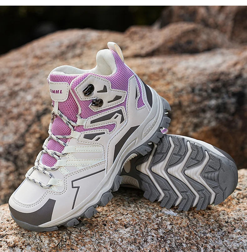 Women's Ankle Hiking Boots – Lightweight Trekking Shoes for Mountain & Trail